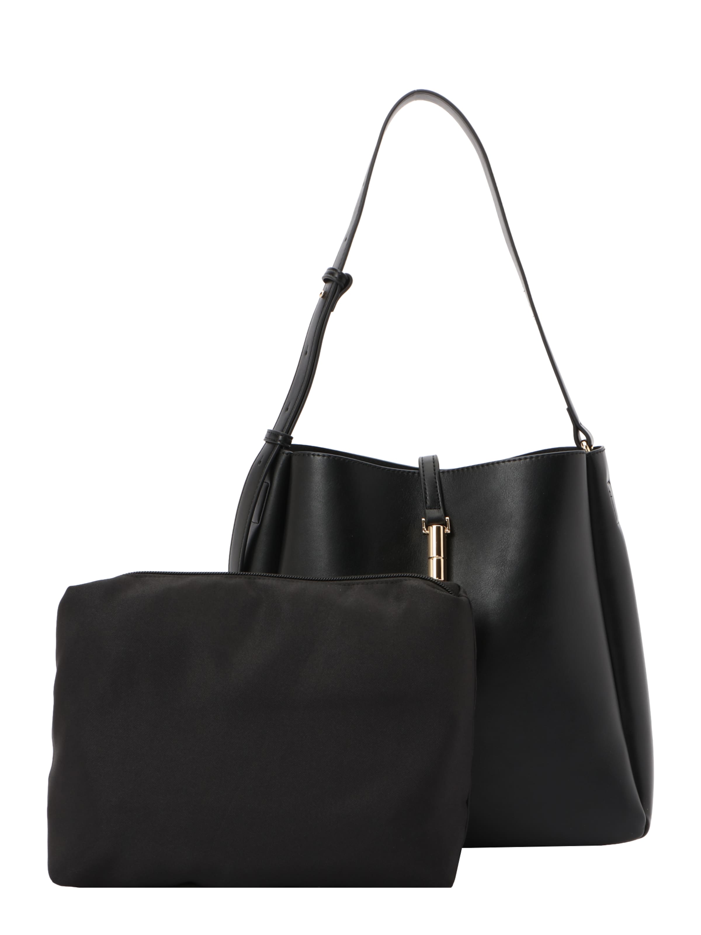 Seidenfelt Наплечная сумка 'Loviisa' в Черный: спереди