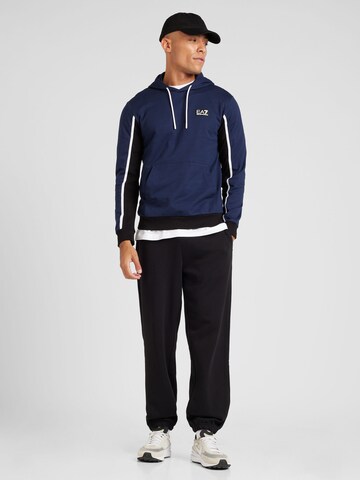 EA7 Emporio Armani Tapered Broek in Zwart