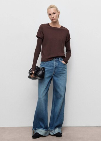MANGO Wide leg Jeans 'Carlota' in Blue