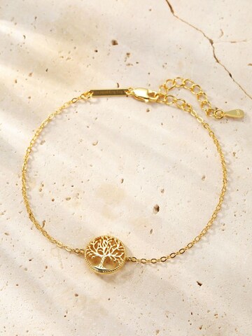 Braccialetto 'Life Flow' di Hey Happiness in oro