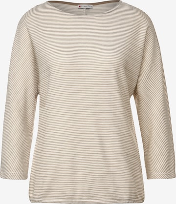 STREET ONE Shirt in Beige: predná strana