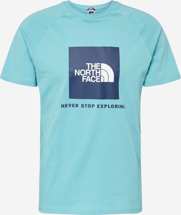 THE NORTH FACE - Camiseta en azul: frente