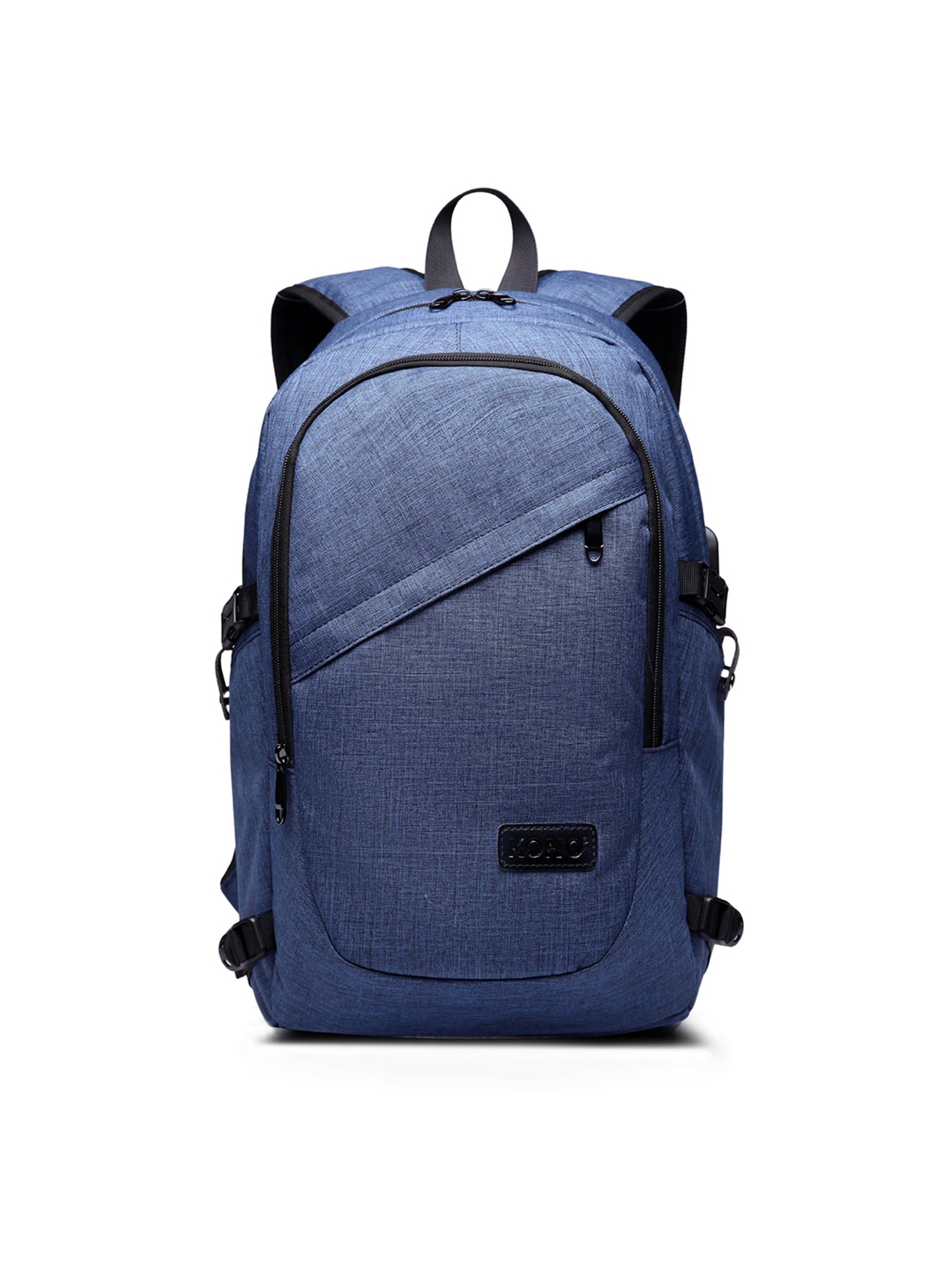 Kono Backpack in Blue: front