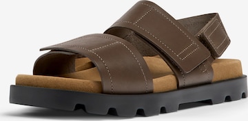 CAMPER Sandalen met riem 'Brutus' in Bruin: voorkant