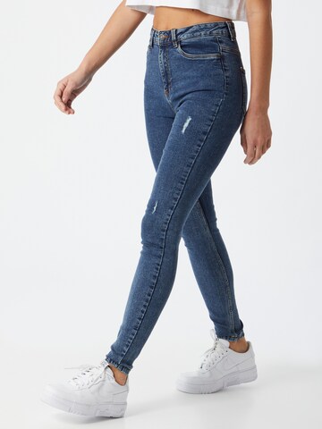 Noisy may Skinny Jeans 'Callie' i blå: framsida