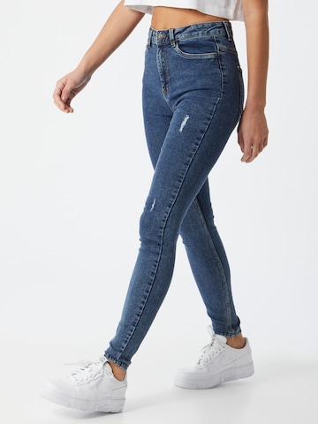 Noisy may Skinny Jeans 'Callie' in Blue: front