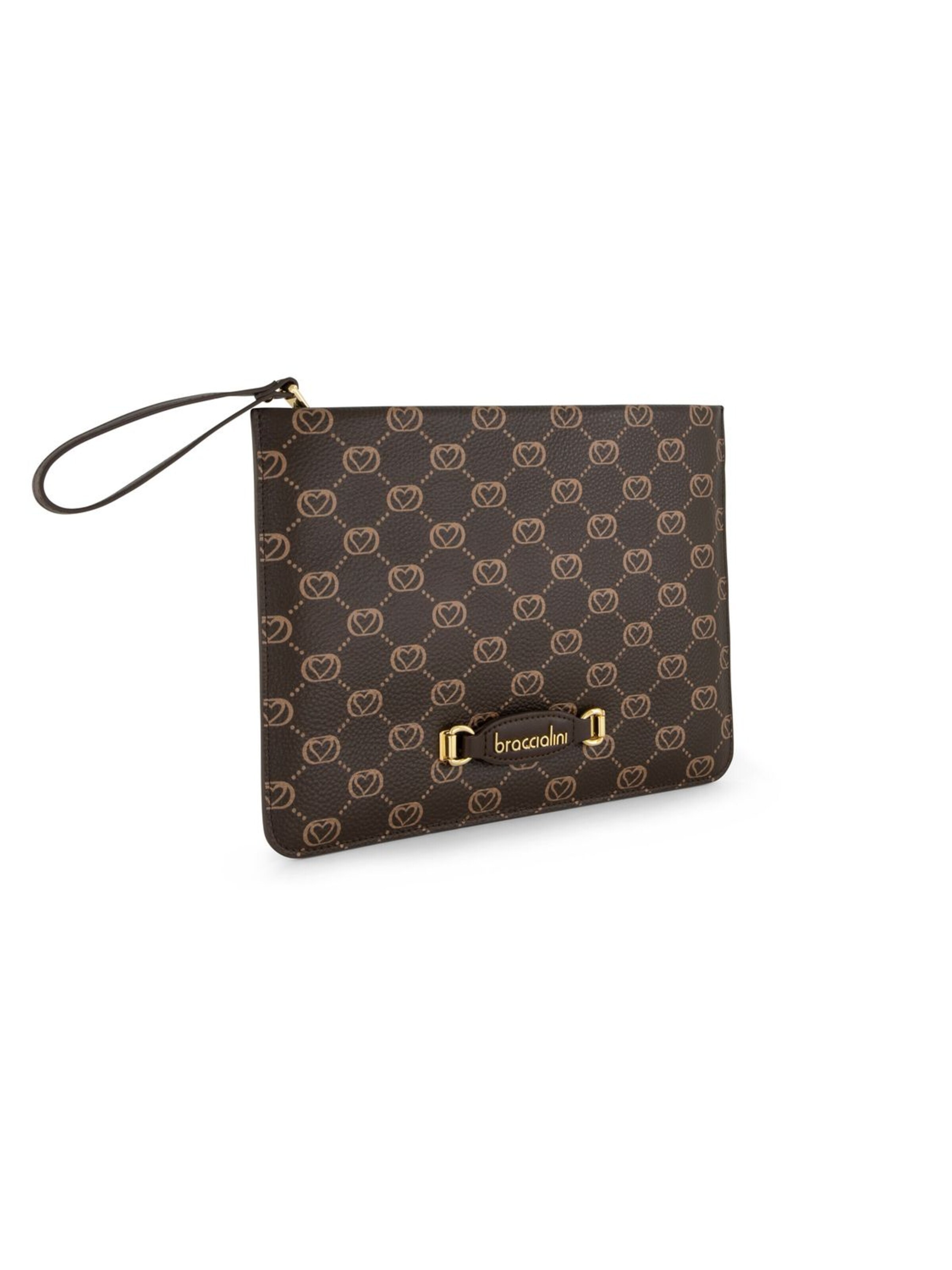 Braccialini - Bolso saco 'Monogram' en marrón