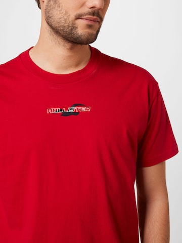 T-Shirt HOLLISTER en rouge