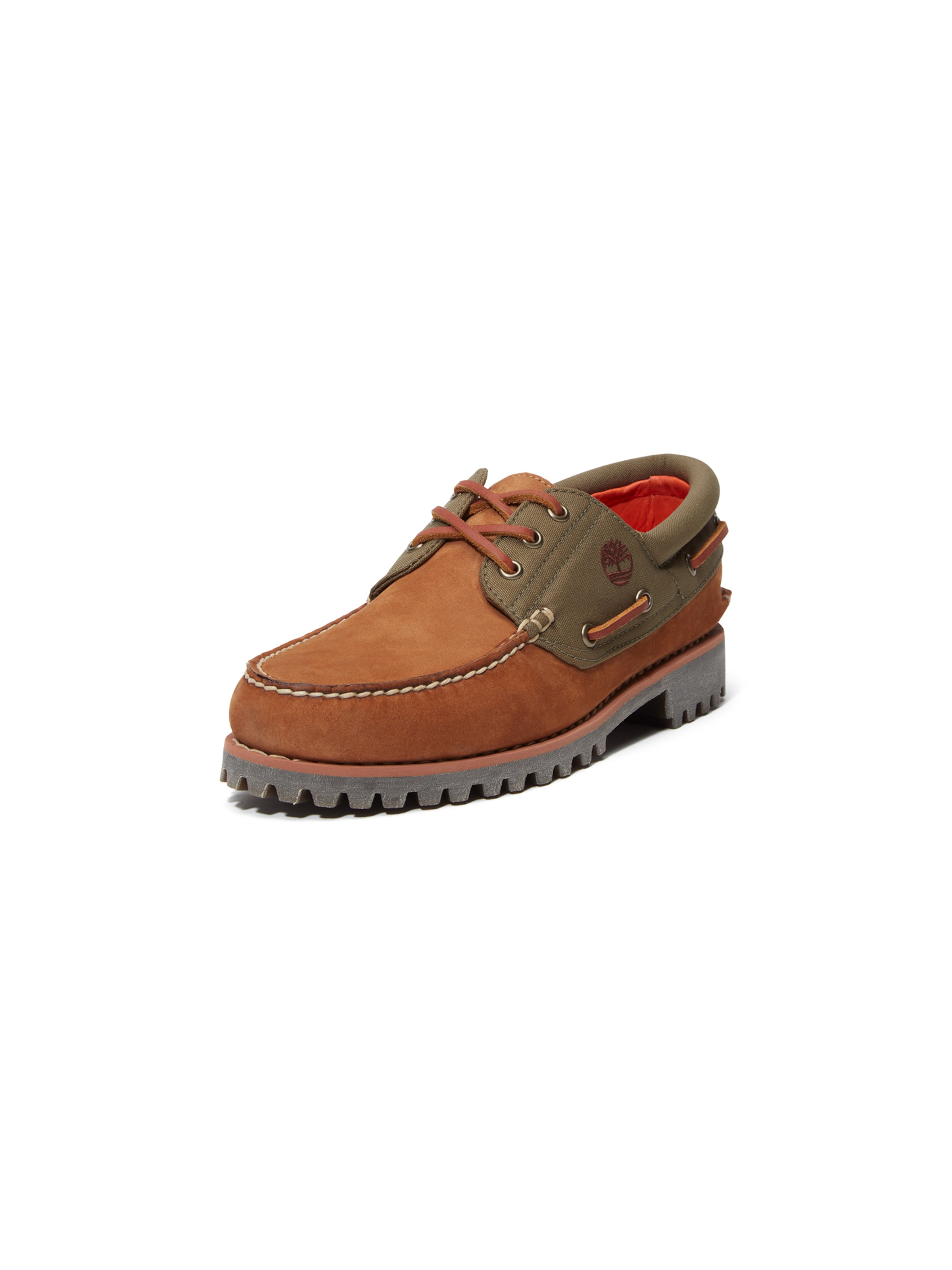 TIMBERLAND Schnürschuh 'Boat Shoe' in Grün: Vorderseite