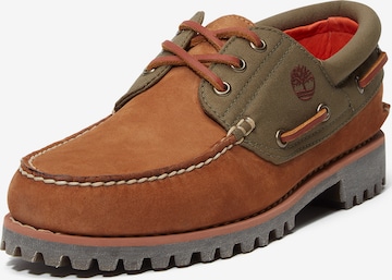 Chaussure à lacets 'Boat Shoe' TIMBERLAND en vert : devant