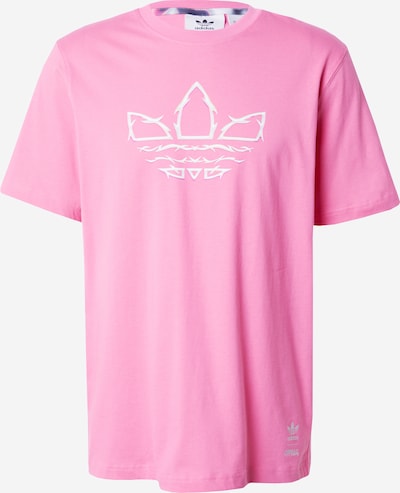 ADIDAS ORIGINALS T-Shirt 'Pride' in gelb / hellgrau / rosa / weiß, Produktansicht