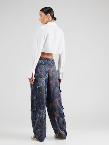 ADIDAS ORIGINALS Baggy Cargo trousers 'SAT' in Blue