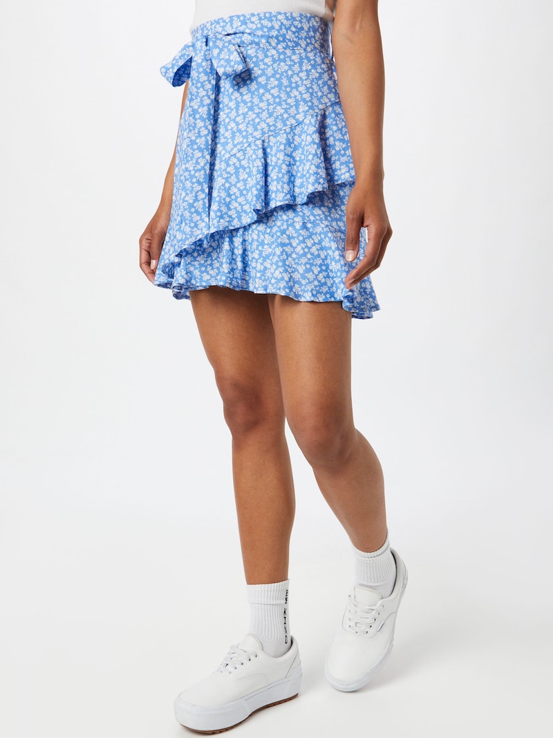 Plus Sizes Bardot Skirts Light Blue