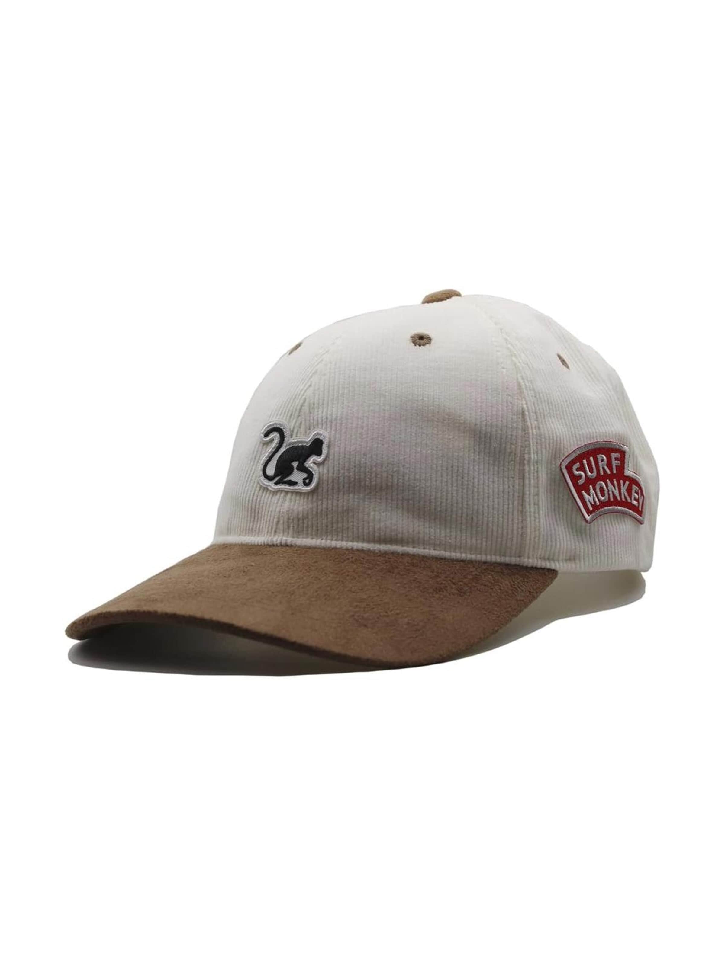 Surf Monkey - Gorra deportiva en beige: frente