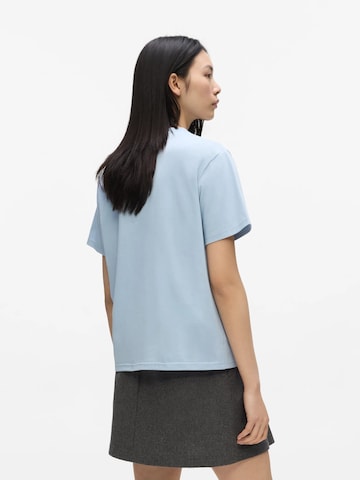 Tricou 'Choupette-Skizze' de la Karl Lagerfeld pe albastru