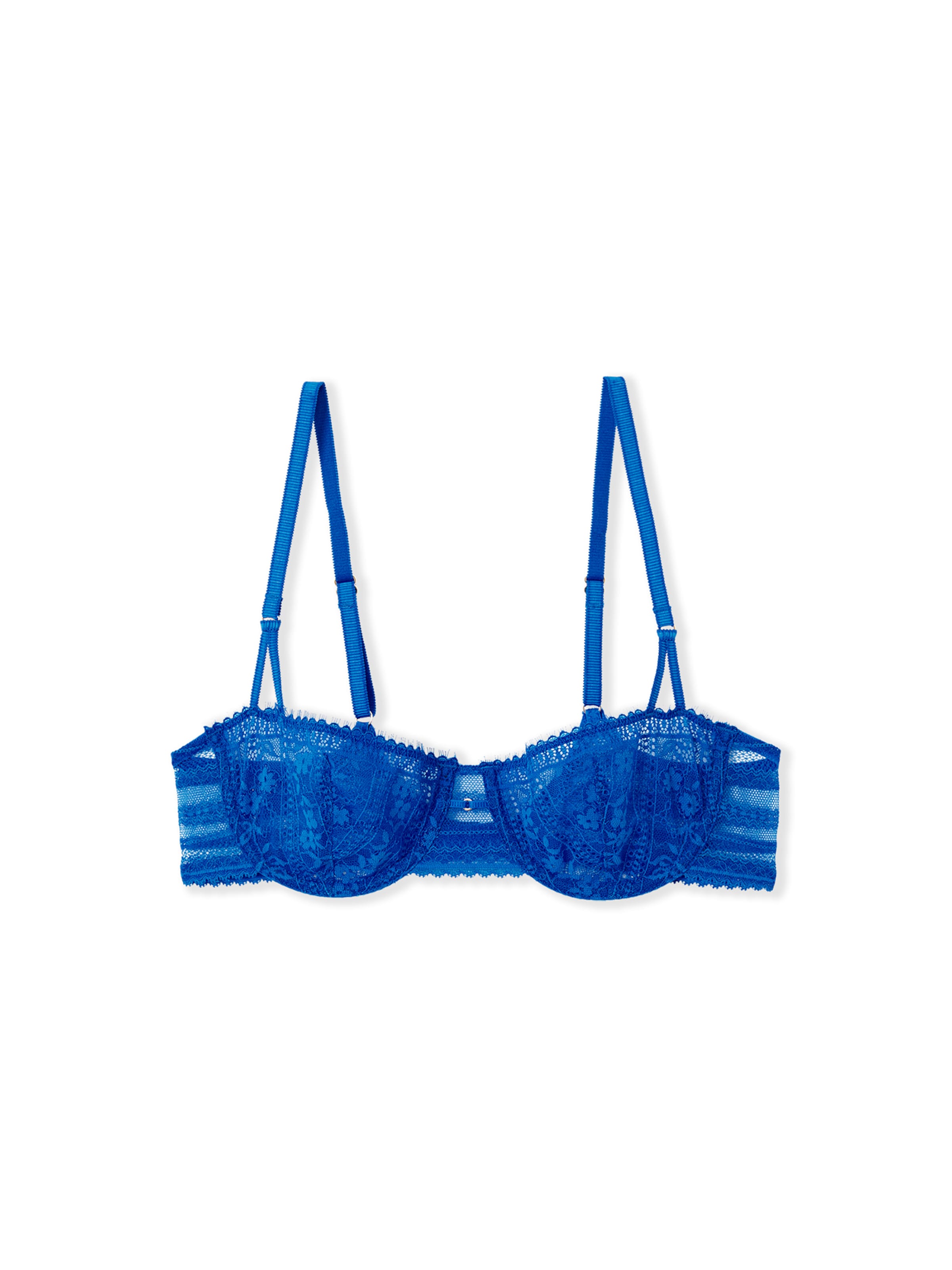 ETAM Balconette Bra 'Gamme' in Blue: front