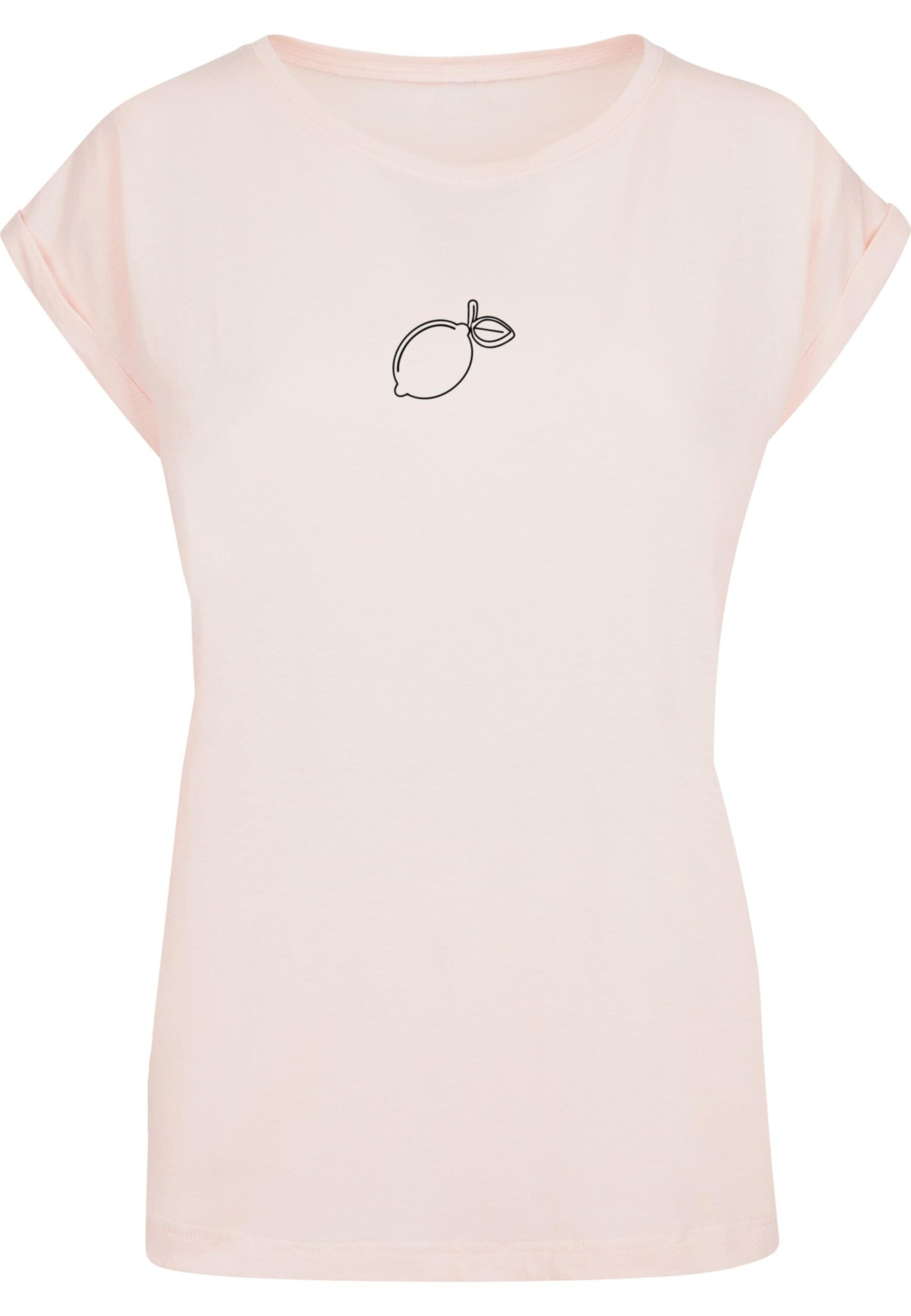 Merchcode Shirt 'Summer - Lemon' in Pink: front