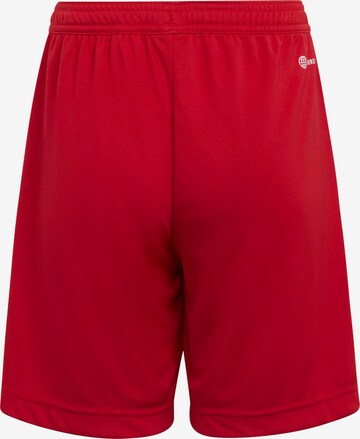 ADIDAS PERFORMANCE Regular Sports trousers 'Entrada22' in Red