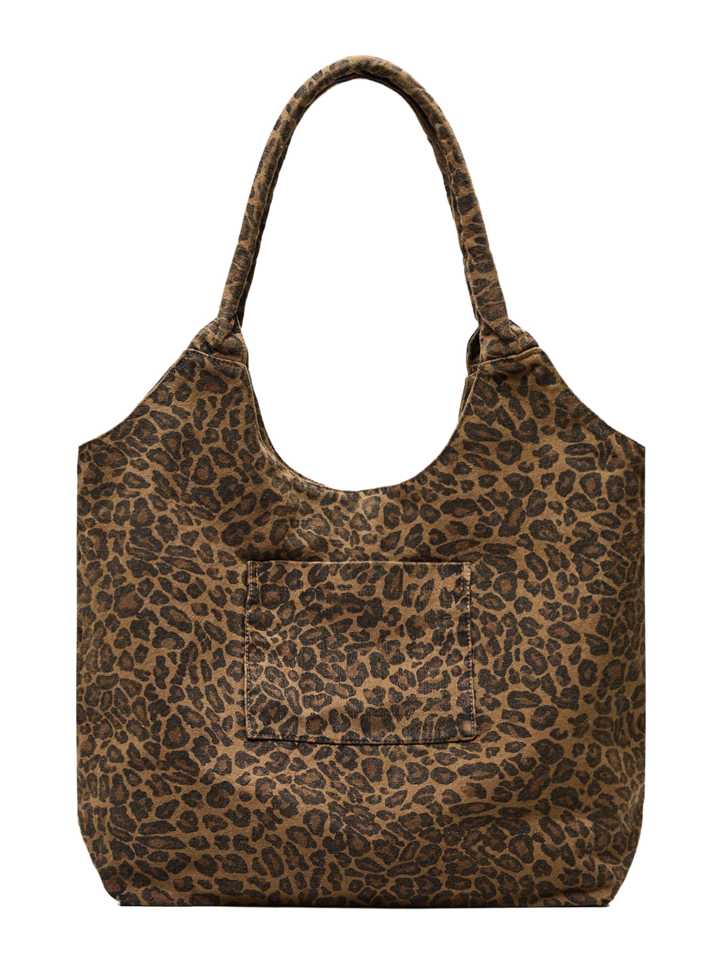 Shopper Bershka di colore cioccolato / mocca / nero, Visualizzazione prodotti