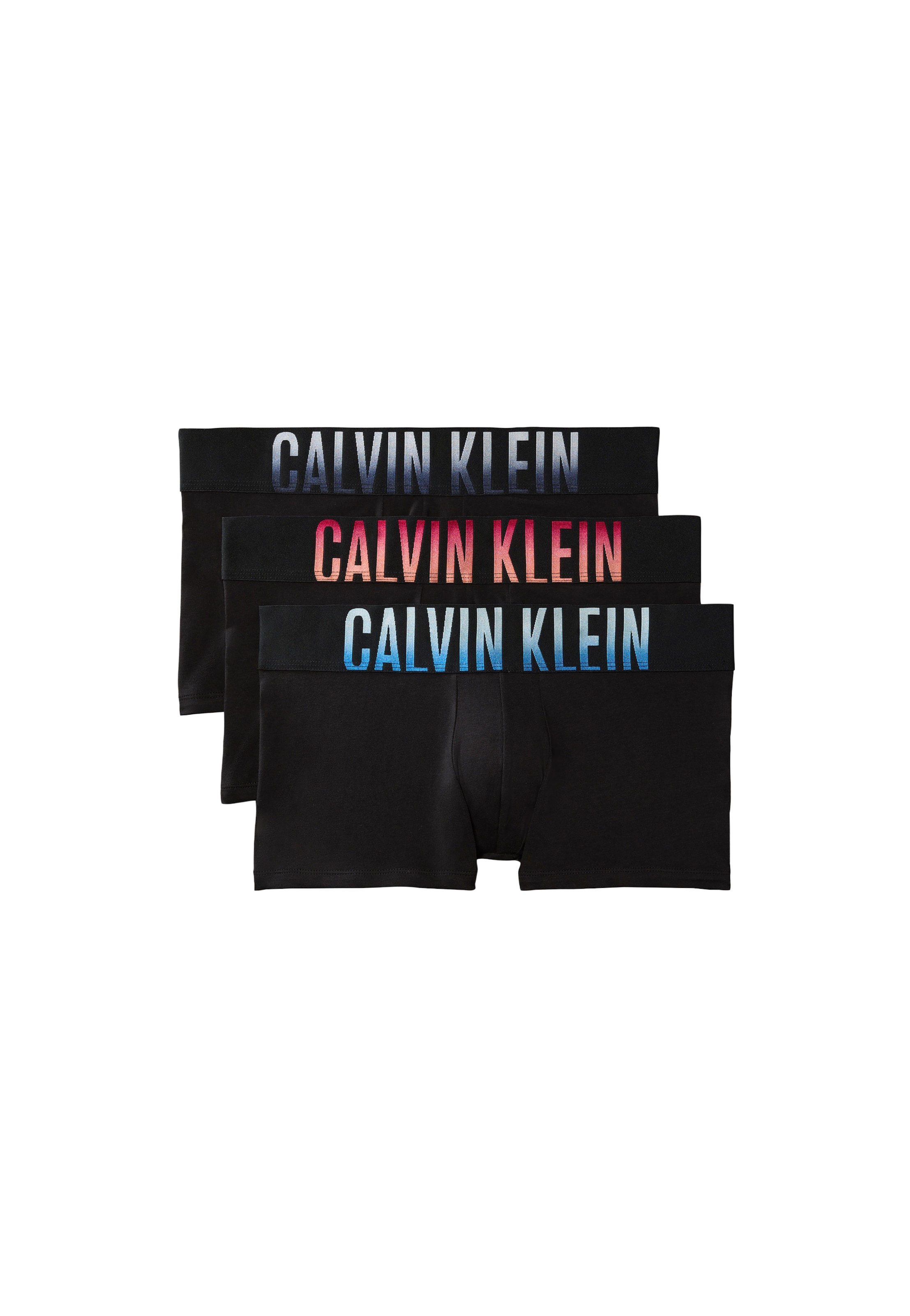 Boxeri de la Calvin Klein Underwear pe negru: față