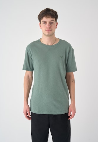 Cleptomanicx Shirt 'Ligull Summer' in Green: front