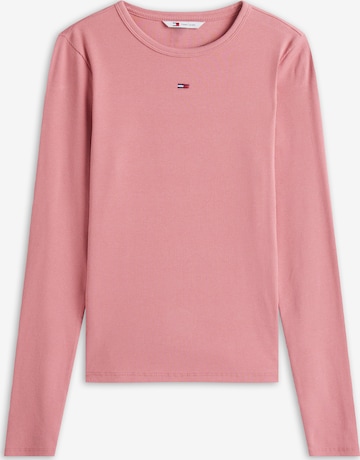 Tommy Jeans Футболка 'ESSENTIAL' в Ярко-розовый: спереди