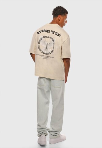 Dropsize Shirt 'Rise Above' in Beige