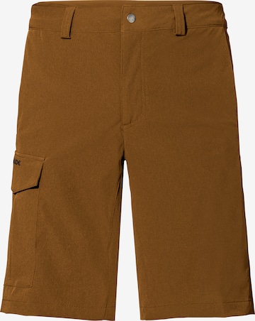 VAUDE Athletic Pants 'Elope' in Brown: front