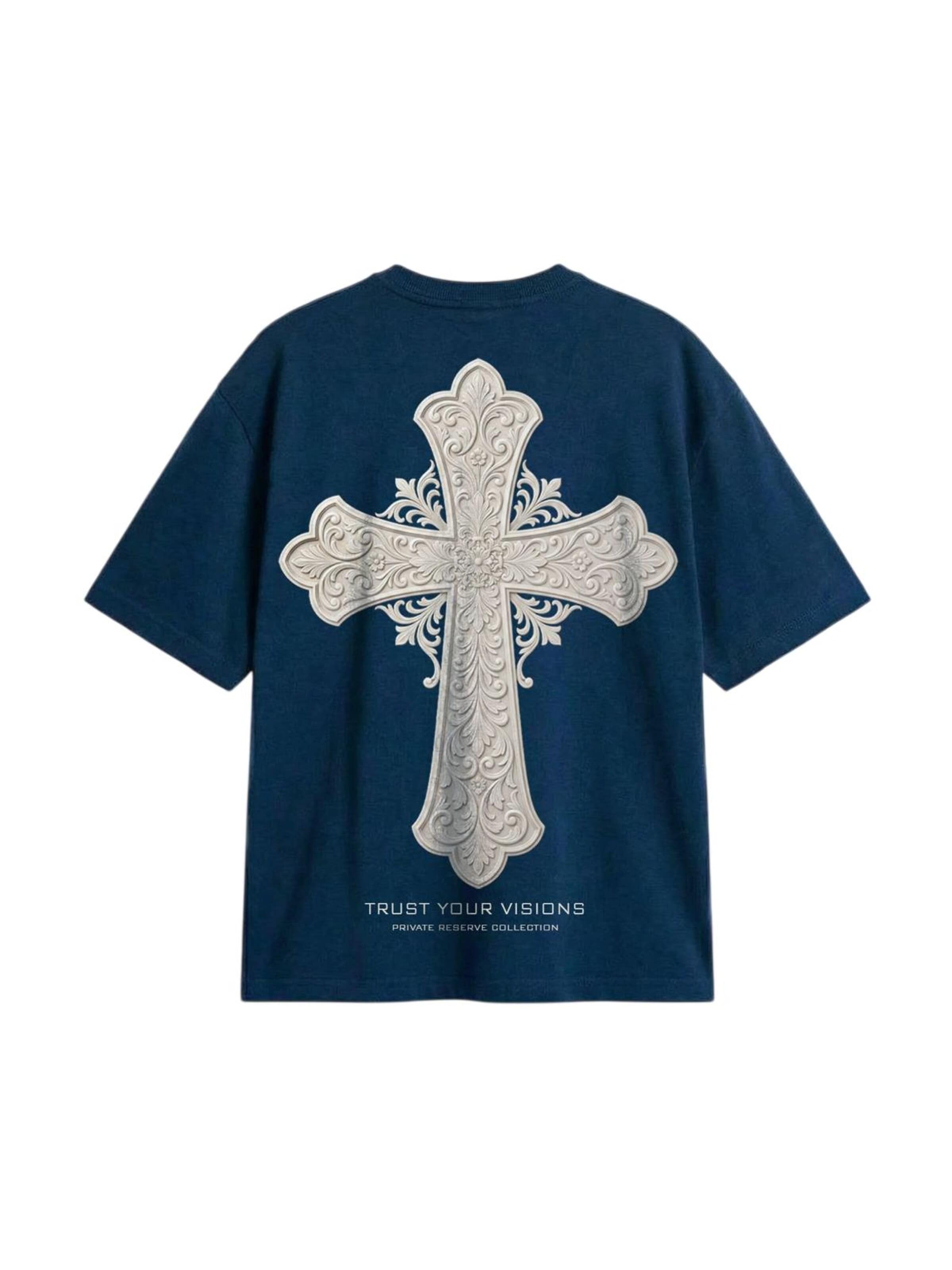 Kleidermafia T-shirt i blå: framsida