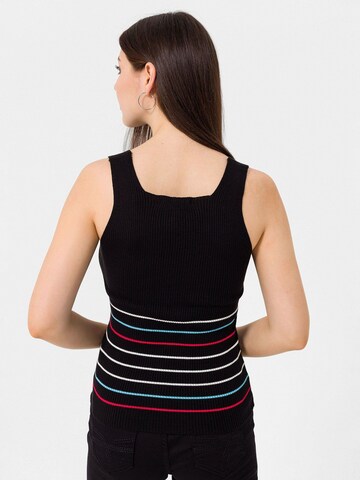 Top in maglia di Dandalo in nero