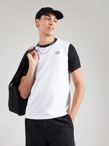 Maglietta 'Cesena' di Sergio Tacchini in bianco: frontale