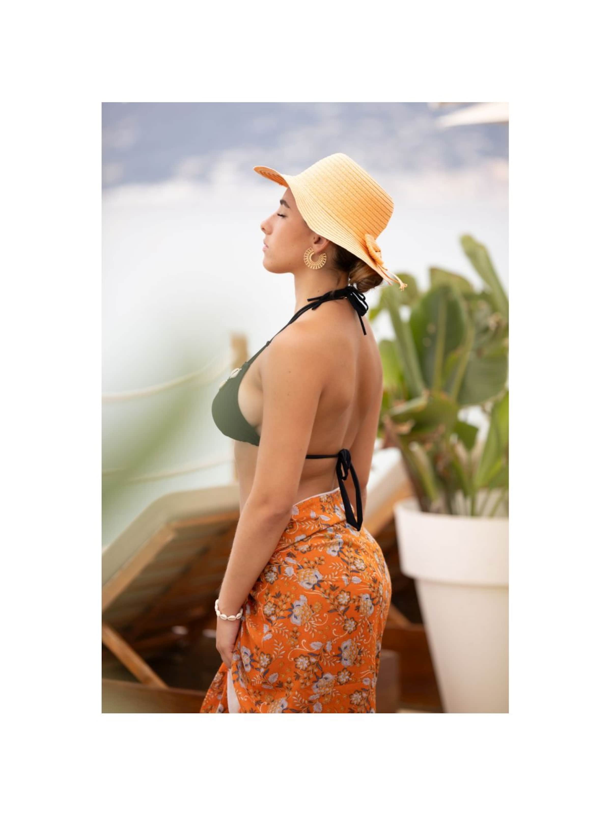 alberto cabale Skirt 'GIORDANA' in Orange