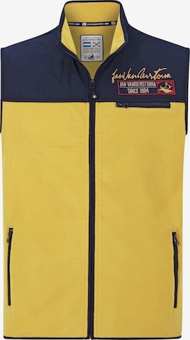 Jan Vanderstorm Vest in Yellow: front