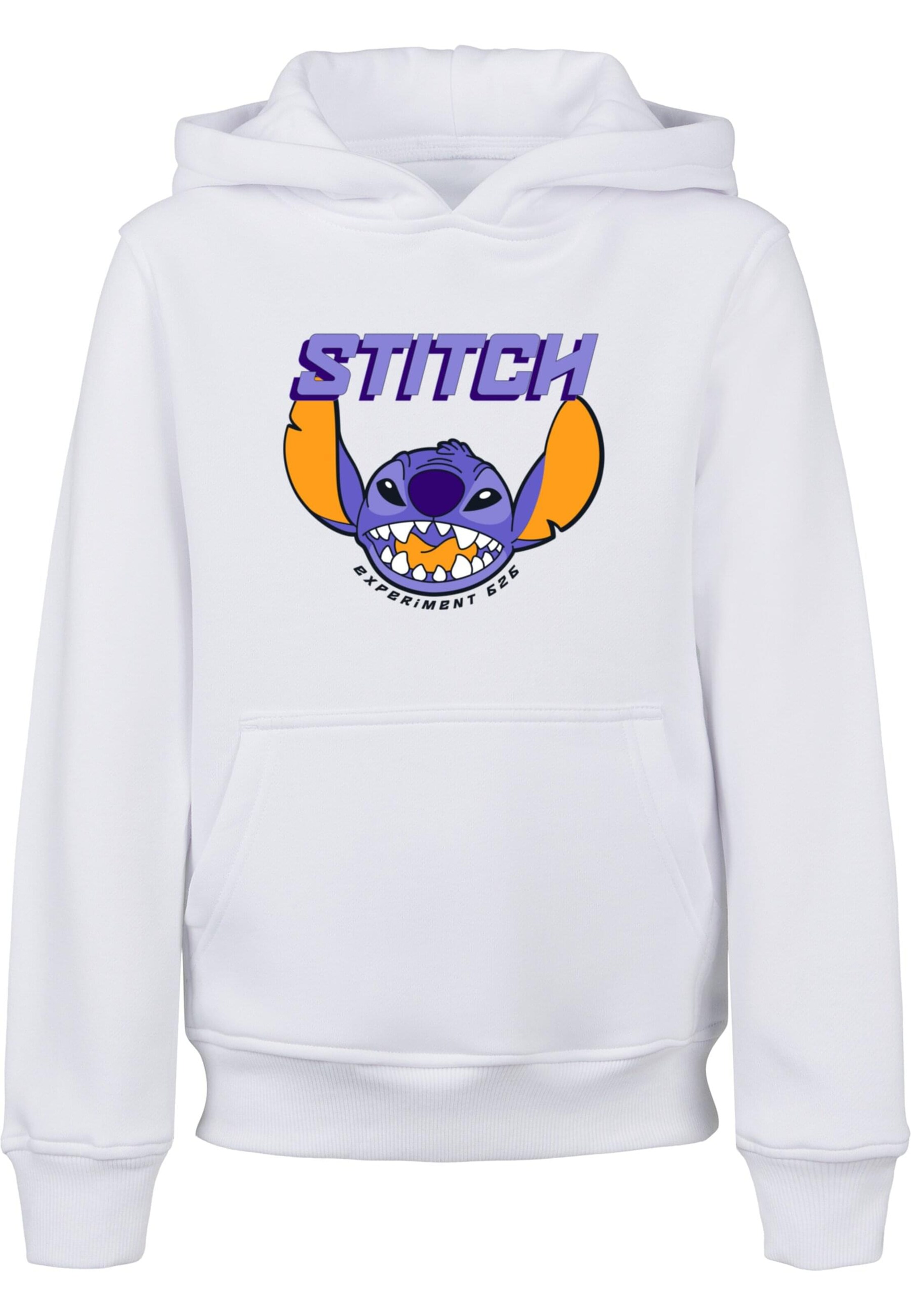 ABSOLUTE CULT Sweatshirt 'Lilo And Stitch - Experiment ' in White: front