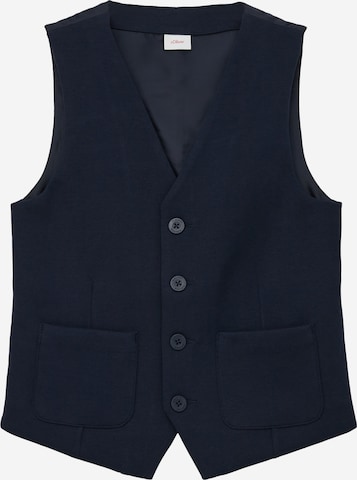 s.Oliver Vest in Blue: front