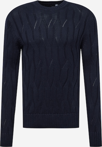 Pull-over Only & Sons en bleu : devant