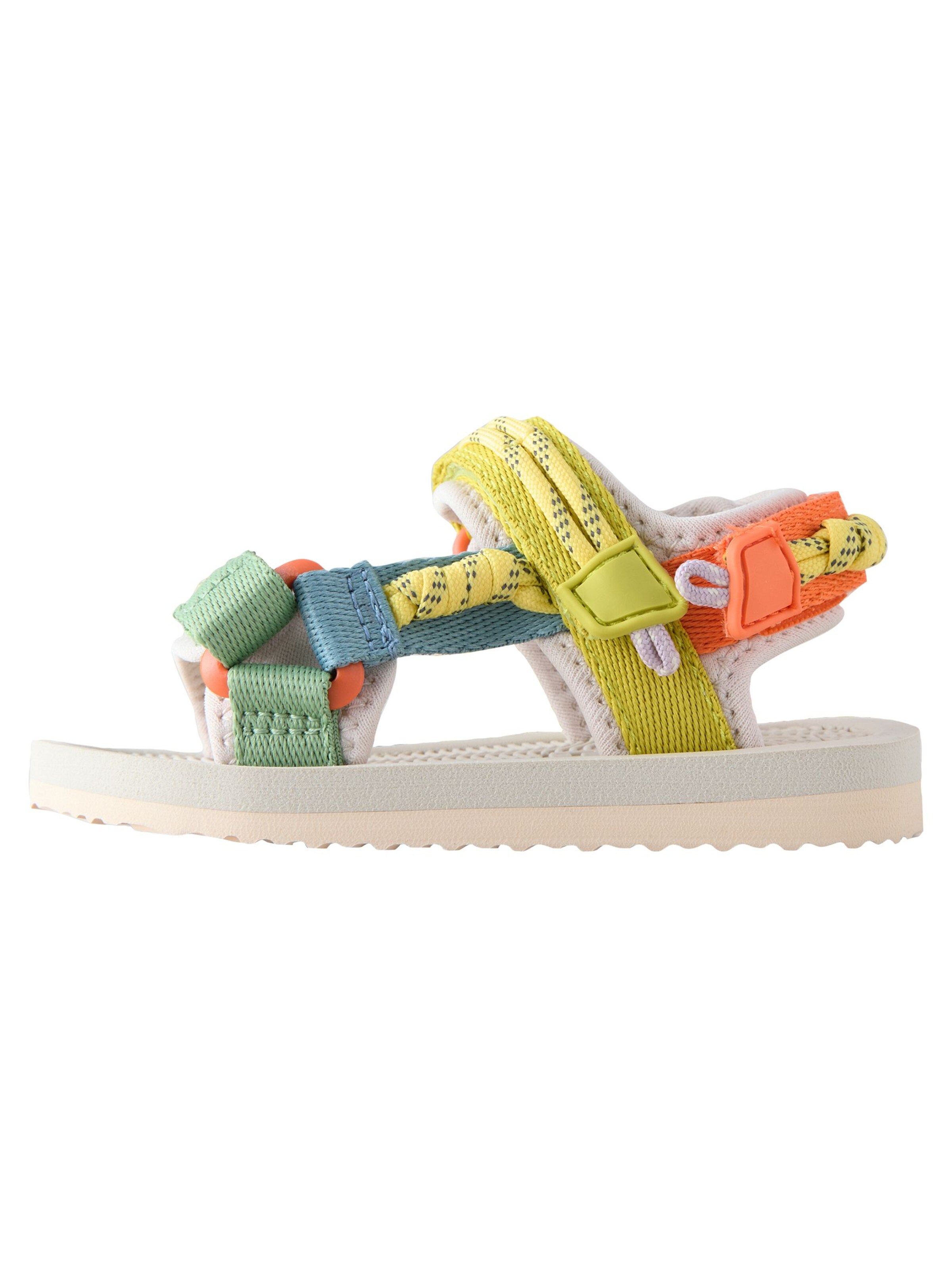 Next Отворени обувки в жълто: отпред