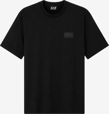 EA7 Emporio Armani Shirt 'EA7 EMPORIO ARMANI JERSEY T-SHIRT T-Shirt e Polo' in Black: front