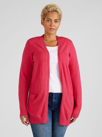 Cardigan 'Ril' EVOKED en rose : devant