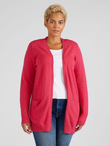 EVOKED Knit Cardigan 'Ril' in Pink: front