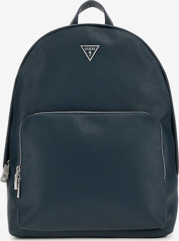 GUESS Rucksack 'Milano' in Blau: Vorderseite