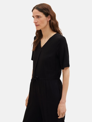 TOM TAILOR Jumpsuit in Zwart