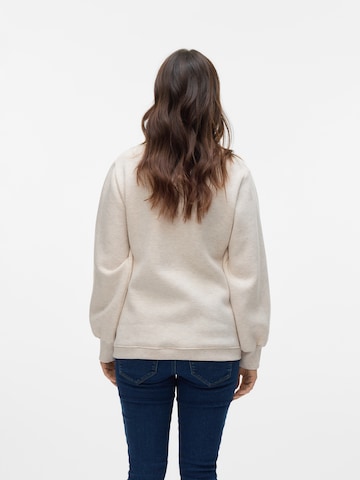MAMALICIOUS Sweatshirt 'MLSina' in Beige