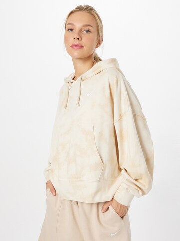 Nike Sportswear Sweatshirt i beige: framsida