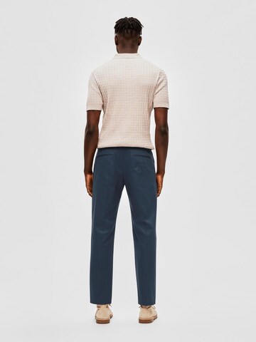 SELECTED HOMME Regular Pantalon 'Gibson' in Blauw