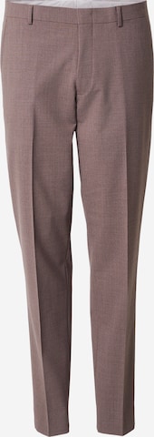 Michael Korsregular Hlače na crtu - smeđa boja: prednji dio