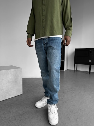 Kleidermafia Regular Jeans 'Boyfriend Fit Jeans - Blue' i blå