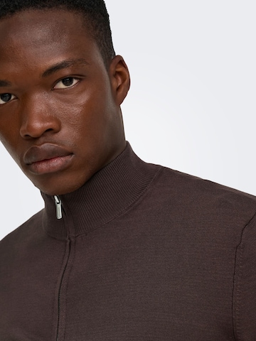 Pullover 'ONSWYLER' di Only & Sons in marrone