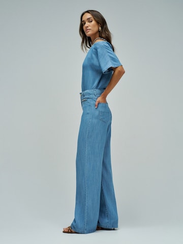 Regular Pantalon chino Salsa Jeans en bleu