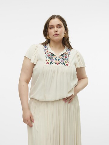 Vero Moda Curve Overdel 'SINA' i beige